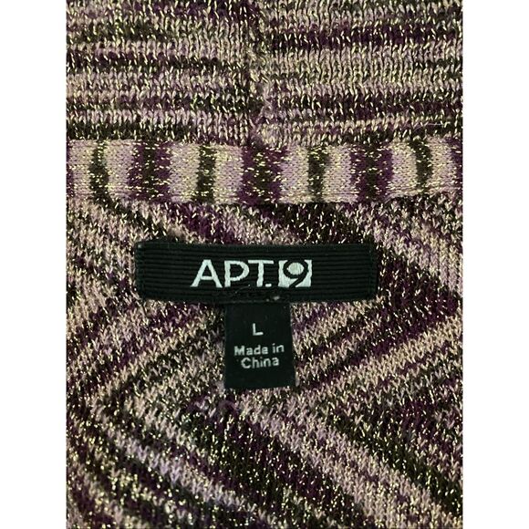 Apt. 9 shimmery open drape cardigan size L - Picture 6 of 9
